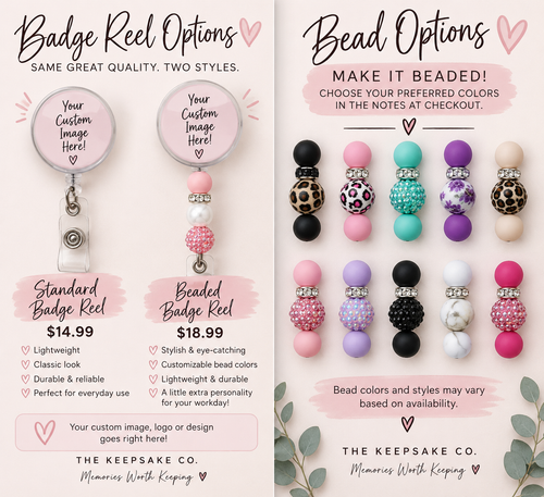 Custom Badge Reel | Upload Your Own Image, Photo or Design