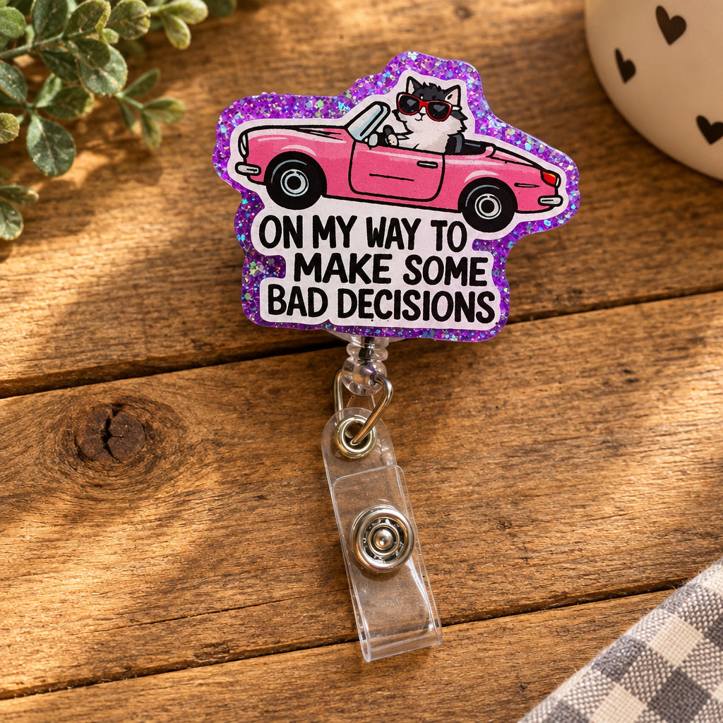 Mental Health & Adulting Badge Reels | Funny ID Holders