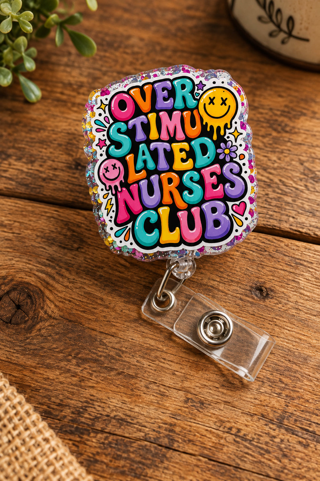 Funny Nurse & Healthcare Badge Reels | Retractable ID Holders